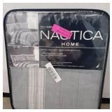 Closeout! Nautica River Breeze Cotton Reversible Full/Queen Quilt Bedding