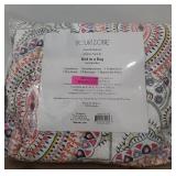 5pc Twin Extra Long Hayley Reversible Comforter Set Coral - Idea Nuova