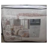9pc Queen Stella Cotton Percale Comforter Set - Blush