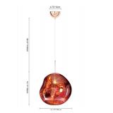 1 - Light Modern Stylish Melt Pendant- Retail:$113.99
