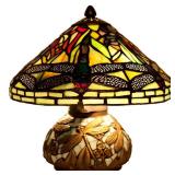 Tiffany Style Stained Glass Lamp