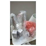 Table Lamps, Set of 2, Traditional Brushed Steel (2 LED Bulbs included) by Lavish Home