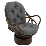 Blazing Needles 48-inch Swivel Rocker Cushion - 48"l x 24"w x 5"d