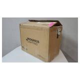 Hinton Collection Two-Light Vintage Brass Clear Seeded Glass Farmhouse Bath Vanity Light - 15.5 in x 7.12 in x 7.75 in- Retail:$99.00