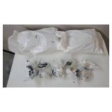 Lot of 3 (2 Sealed) Bags = 30 Knobs - GlideRite 1-1/2 in. Solid Round Knurled Cabinet Knob, Satin Gold