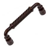 GlideRite 5-inch CC Rustic Bronze Twisted Cabinet Drawer Pulls (Pack of 10)