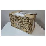 Multi Head Table Lamp with White Fabric Shades (Black) - L:21.6 in. x W:21.6 in. x H: 35.4in.