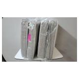 Lot of 4 Total - Outdoor/ Indoor Deluxe Dining Seat Cushion for Patio Furniture, 18" x 19" x 3" (2 Pack)