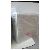 Lot of 4 Total - Outdoor/ Indoor Deluxe Dining Seat Cushion for Patio Furniture, 18" x 19" x 3" (2 Pack)