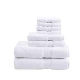 Madison Park Signature 800 GSM 100-percent Cotton 8-piece Antimicrobial Towel Set