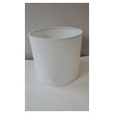 16-in. Glass Lamp w/ Brushed Nickel Accents and Drum Shade