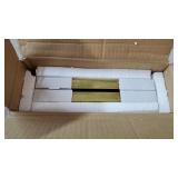 Americanflat Two Gold Tabletop Frames - Display Pictures Sized 4x6 Inches Mat 5x7 Inches without Mat