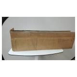 Aqua Metal Wrapped Shelves- 30L x 5.5Dx 2H- Retail:$89.49