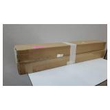 Lot of 2 72-inch Ivory Insulating Cordless Roman Shade- 26 inches wide x 72 inches long- Retail:$114.99