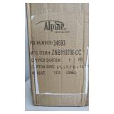 Alpine Corporation 12"H Indoor Christmas Tree and Stacked Elves Statue with Color Changing LED Lights