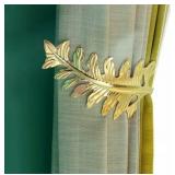 Lot of 5 Sets of Olivia Leaf Curtain Holdbacks (Set of 2)