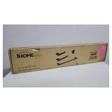 4-Piece Matte Black Bathroom Hardware Set in Stainless Steel