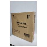 Outsunny 5 FT Pre-lit Slim Artificial Christmas Tree, Multi-Color RGB LED Light Holiday Home Xmas Decoration, Green- Retail:$82.49