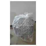 Arya Boho Wool and Cotton Pouf by Christopher Knight Home- Retail:$75.98