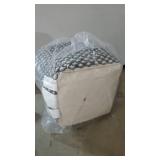 Arya Boho Wool and Cotton Pouf by Christopher Knight Home- Retail:$75.98