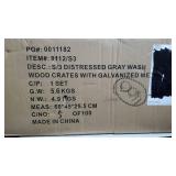 Set of 3 Large Wood Crates- Retail:$78.98