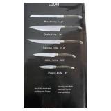Knives Are Sealed in Box- French Home 5 Piece Laguiole Kitchen Knife Set