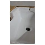 16x12 inch Rectangle White Ceramic Bathroom Vessel Sink Only