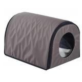Pawhut Heated Outdoor Cat House