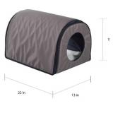 Pawhut Heated Outdoor Cat House