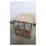 Mitzi by Hudson Valley Aira 1-light Aged Brass Flush Mount with Black Accents, Opal Etched Glass- Retail:$394.00, 14 in. L X 14 in. W X 14 in. H