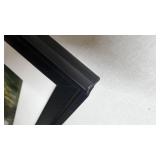 Sandy Beachwalk by Carol Robinson - 30.5" x 30.5" Black Framed Canvas Art Print - Ready to Hang