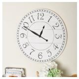 Oversized Farmhouse Wall Clock- Retail:$120.27
