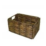 Large Two-tone Walnut Storage Baskets (Set of 6)- Retail:$126.99