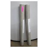 Lot of 2 Rolls - Jeong Soft Teal Beige Grassscloth Wallpaper - 36in x 288in x 16.025in- Retail:$164.99