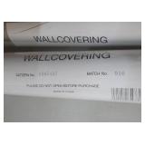 Lot of 2 Rolls - Jeong Soft Teal Beige Grassscloth Wallpaper - 36in x 288in x 16.025in- Retail:$164.99