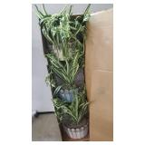 39" Spider Artificial Plant in Three-Tiered Wall Decor Planter- Retail:$129.99