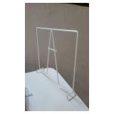 Lot of 2 Different Sets = 16 Dividers Total-Evelots Closet Wood Shelf Divider-New Extra Brackets for Stability-Steel-Set/8 & Evelots Closet Wire Shelf Divider-Separator-Easy Clip-Steel