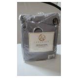 Superior Solid Insulated Thermal Blackout Grommet Curtain Panel Pair, 52×108"