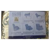 Lot of 2 Non-slip Elastic Recliner Sofa Cover Removable And Washable Electric Armchair Covers