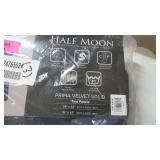 Lush Decor Insulated Grommet Blackout Curtain Panel Pair- 38×63" Navy - Retail:$79.48