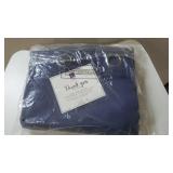 Lush Decor Insulated Grommet Blackout Curtain Panel Pair- 38×63" Navy - Retail:$79.48