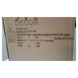 4 Light Caged Chandelier in Gold Finish- Retail:$187.49