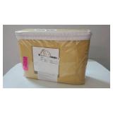 Miranda Haus Egyptian Cotton Sateen 300-Thread Count Solid Sheet Set- Retail:$84.99