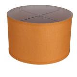 Ganya Acrylic Drum Lamp Shade ( Spider ) 16D×10H"