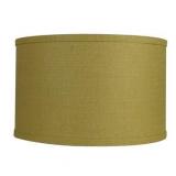 Classic Burlap Drum Lampshade, 16D×10H"