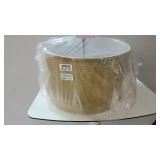Classic Burlap Drum Lampshade, 16D×10H"