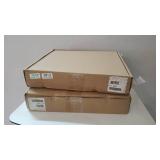 Lot of 2 Boxes = 32 Tiles Total - 4urFloor 18"X18" Ribbed Carpet Tile Black Ice (36sqft)