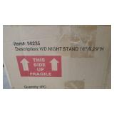 Casa Cortes Antiqued Solid Wood Night Stand- Retail:$128.49