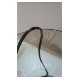 River of Goods Metallic Smoke Crackled Glass 7.9-inch Handblown Accent Table Lamp - 5.5"L x 5.5"W x 7.9"H