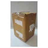 River of Goods Metallic Smoke Crackled Glass 7.9-inch Handblown Accent Table Lamp - 5.5"L x 5.5"W x 7.9"H